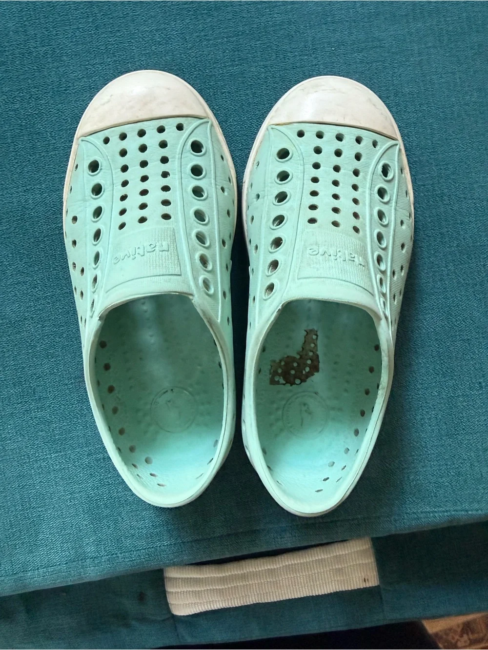 Native Kids Slip-On Water Shoes in Mint